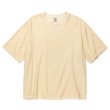 画像1: CALEE/PILE JACQUARD DROP SHOULDER CS（IVORY）［パイルジャガードカットソー-24春夏］ (1)