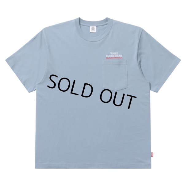 画像1: BlackEyePatch/LAUNDROMAT POCKET TEE （D-BLUE） (1)