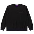 画像1: BlackEyePatch/OE LOGO RAGLAN CREW SWEAT（BLACK） (1)