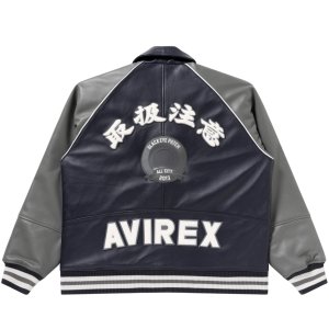 画像: BlackEyePatch/ALL CITY HWC AVIREX JACKET（GRAY/NAVY）