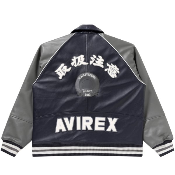 画像1: BlackEyePatch/ALL CITY HWC AVIREX JACKET（GRAY/NAVY） (1)