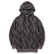 画像1: CALEE/FEATER PATTERN PULLOVER HD（CHARCOAL） 【40%OFF】［フェザー柄プルオーバーパーカー-23秋冬］ (1)