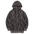 画像1: CALEE/FEATER PATTERN PULLOVER HD（CHARCOAL） 【30%OFF】［フェザー柄プルオーバーパーカー-23秋冬］ (1)