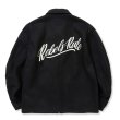 画像2: 【40%OFF】CALEE/MELTON WOOL SPORTS TYPE JACKET＜REBELS RULE＞（BLACK）［メルトンウールスポーツJKT-23秋冬］ (2)