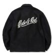 画像2: CALEE/MELTON WOOL SPORTS TYPE JACKET＜REBELS RULE＞（BLACK） 【40%OFF】［メルトンウールスポーツJKT-23秋冬］ (2)