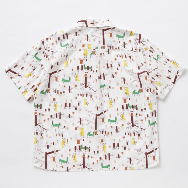 画像2: 【30%OFF】RATS/LITTLE RED RIDING HOOD B.D S/S SHIRT（WHITE）［プルオーバーシャツ-24春夏］ (2)