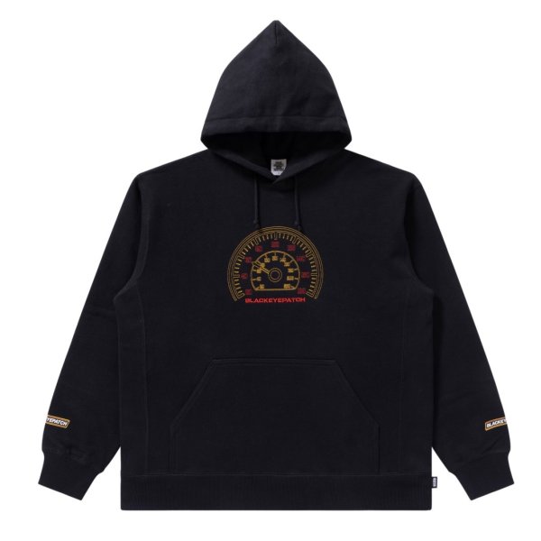 画像2: BlackEyePatch/MOTORSPORT HOODIE（BLACK） (2)