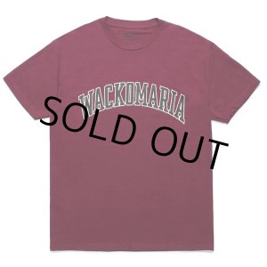 画像: WACKO MARIA/T-SHIRT（BURGUNDY）［プリントT-24春夏］