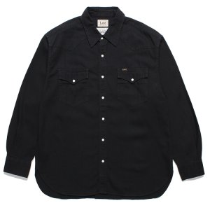 画像: WACKO MARIA/LEE / DENIM WESTERN SHIRT（BLACK）［デニムウエスタンシャツ-24春夏］