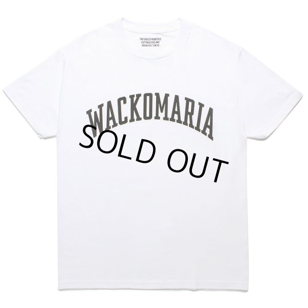 画像1: WACKO MARIA/T-SHIRT（WHITE）［プリントT-24春夏］ (1)