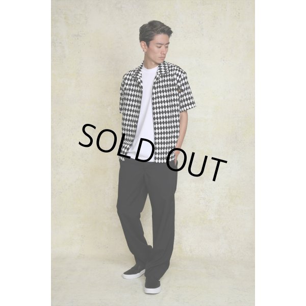 画像4: 【30%OFF】RATS/CHECKERD FLAG S/S SHIRT（BLACK）［チェッカーフラッグシャツ-24春夏］ (4)