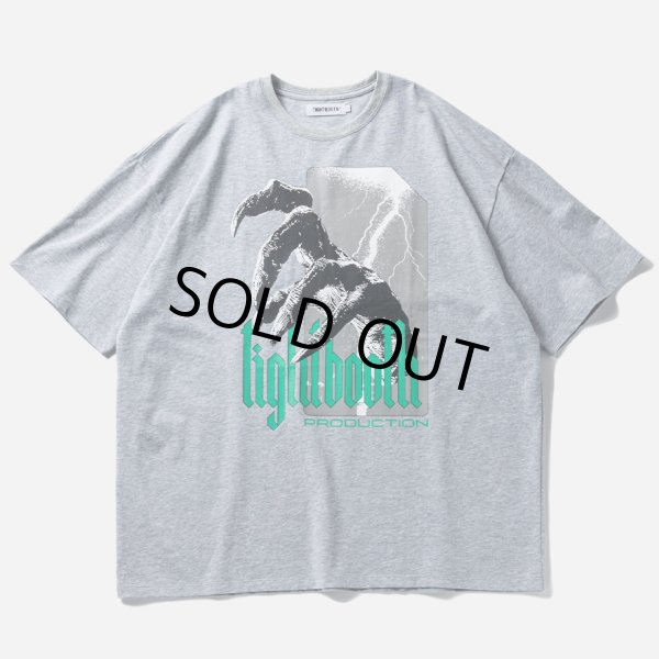 画像1: TIGHTBOOTH/HAND T-SHIRT（Heather Gray） 【20%OFF】［プリントT-24春夏］ (1)