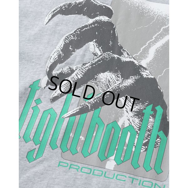 画像3: TIGHTBOOTH/HAND T-SHIRT（Heather Gray） 【20%OFF】［プリントT-24春夏］ (3)