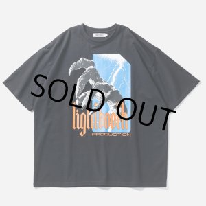 画像: TIGHTBOOTH/HAND T-SHIRT（Black） 【20%OFF】［プリントT-24春夏］