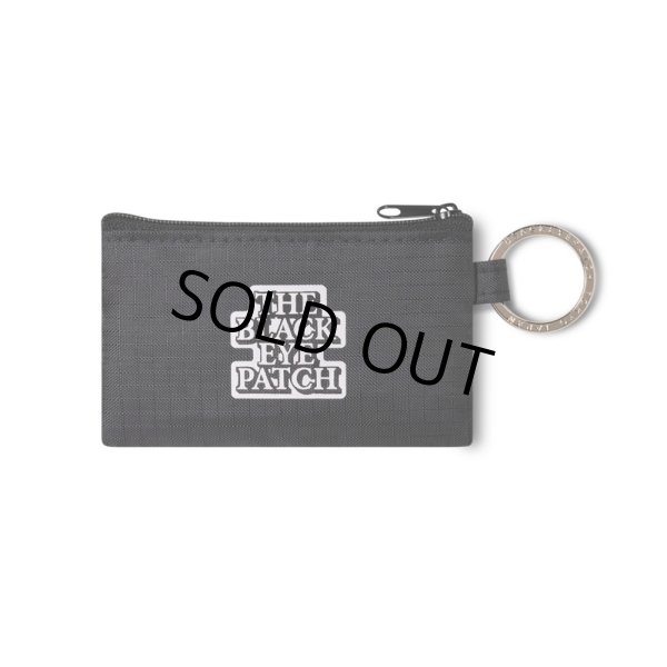 画像1: BlackEyePatch/OG LABEL NYLON KEYRING POUCH（BLACK） (1)