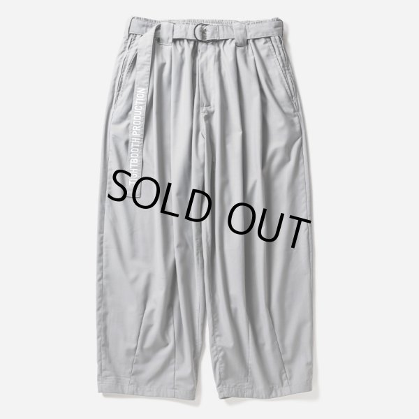 画像1: TIGHTBOOTH/BAGGY SLACKS（Gray）［バギースラックス-24春夏］ (1)