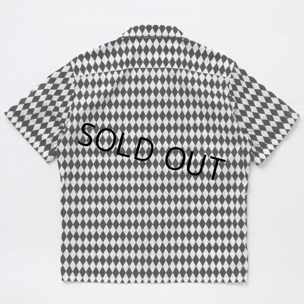 画像2: 【30%OFF】RATS/CHECKERD FLAG S/S SHIRT（BLACK）［チェッカーフラッグシャツ-24春夏］ (2)