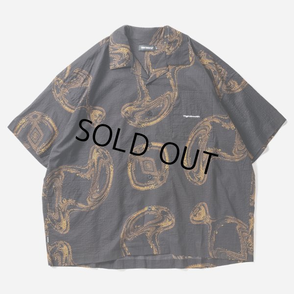 画像1: TIGHTBOOTH/DABS ALOHA（Black） 【30%OFF】［アロハシャツ-24春夏］ (1)