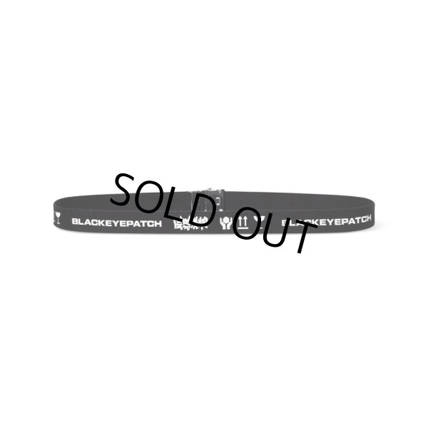画像2: BlackEyePatch/OG BUCKLED CARETAPE GI BELT（BLACK） (2)