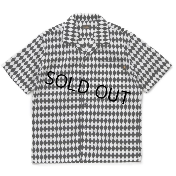 画像1: 【30%OFF】RATS/CHECKERD FLAG S/S SHIRT（BLACK）［チェッカーフラッグシャツ-24春夏］ (1)