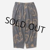 画像: TIGHTBOOTH/DABS BALLOON PANTS（Black） 【20%OFF】［総柄バルーンパンツ-24春夏］