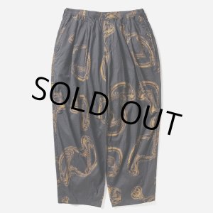 画像: TIGHTBOOTH/DABS BALLOON PANTS（Black） 【20%OFF】［総柄バルーンパンツ-24春夏］
