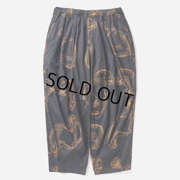 画像1: TIGHTBOOTH/DABS BALLOON PANTS（Black） 【20%OFF】［総柄バルーンパンツ-24春夏］ (1)
