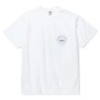 画像1: 【30%OFF】CALEE/STRETCH EMBLEM LOGO TEE ＜NATURALLY PAINT DESIGN＞（WHITE）［プリントT-24春夏］ (1)
