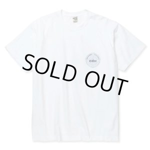 画像: 【30%OFF】CALEE/STRETCH EMBLEM LOGO TEE ＜NATURALLY PAINT DESIGN＞（WHITE）［プリントT-24春夏］