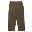 画像1: 【40%OFF】CALEE/R/SUCKER WIDE SLACKS（OLIVE）［シアサッカーワイドスラックス-24春夏］ (1)