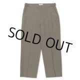 画像: 【40%OFF】CALEE/R/SUCKER WIDE SLACKS（OLIVE）［シアサッカーワイドスラックス-24春夏］