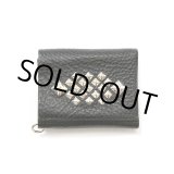 画像: CALEE/STUDS LEATHER MULTI WALLET（BLACK）［スタッズレザーマルチウォレット-24春夏］