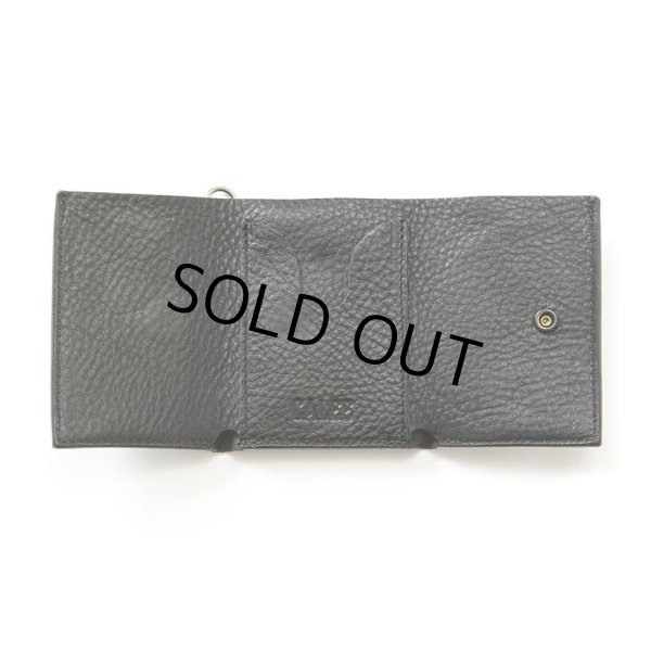 画像4: CALEE/STUDS LEATHER MULTI WALLET（BLACK）［スタッズレザーマルチウォレット-24春夏］ (4)