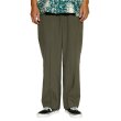 画像2: 【40%OFF】CALEE/R/SUCKER WIDE SLACKS（OLIVE）［シアサッカーワイドスラックス-24春夏］ (2)