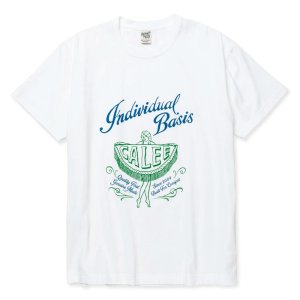 画像: 【30%OFF】CALEE/STRETCH SYNDICATE RETRO GIRL VINTAGE T-SHIRT ＜NATURALLY PAINT DESIGN＞（WHITE）［プリントT-24春夏］