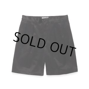 画像: WACKO MARIA/DOUBLE PLEATED CHINO SHORT TROUSERS（BLACK）［ツータックチノショーツ-24春夏］