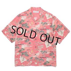 画像: WACKO MARIA/HAWAIIAN SHIRT（RED）［ハワイアンシャツ-24春夏］