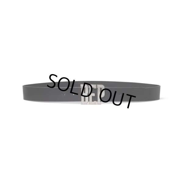 画像1: BlackEyePatch/GLITTERED LETTERS BELT（BLACK） (1)