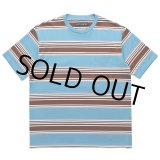 画像: WACKO MARIA/STRIPED T-SHIRT（BLUE）［ストライプT-24春夏］