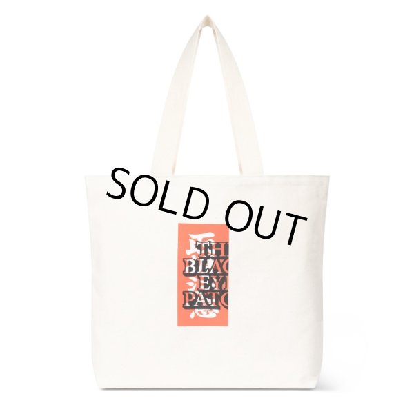 画像1: BlackEyePatch/HWC LABEL TOTE BAG LARGE（OFF WHITE） (1)