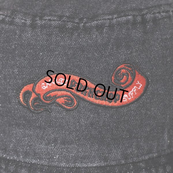PORKCHOP/HAT-DENIM P（×MASSES）（BLACK）［デニムバケット