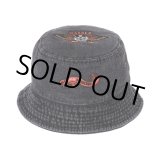 画像: PORKCHOP/HAT-DENIM P（×MASSES）（BLACK）［デニムバケットハット-24春夏］