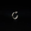 画像1: ANTIDOTE BUYERS CLUB/Engraved Triangle Earring（Silver） (1)