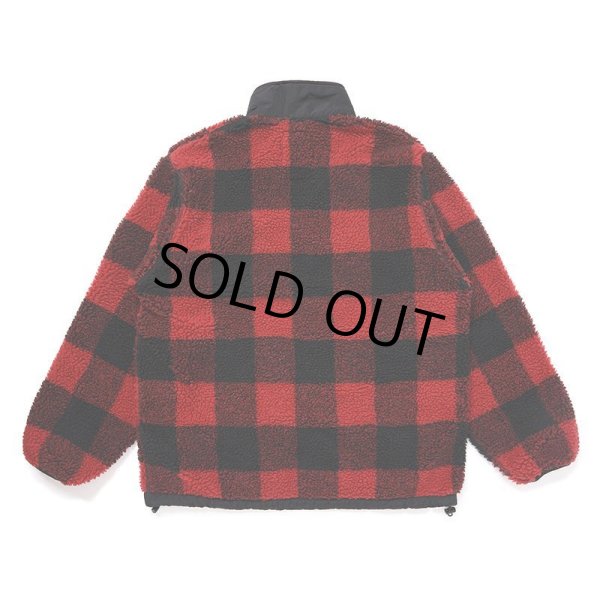 画像2: CHALLENGER/BUFFALO PLAID BOA JACKET（RED）［バッファローチェックボアJKT-24秋冬］ (2)