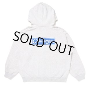 画像: CHALLENGER/BAR LOGO ZIP HOODIE（GRAY）［ジップフーディー-24秋冬］