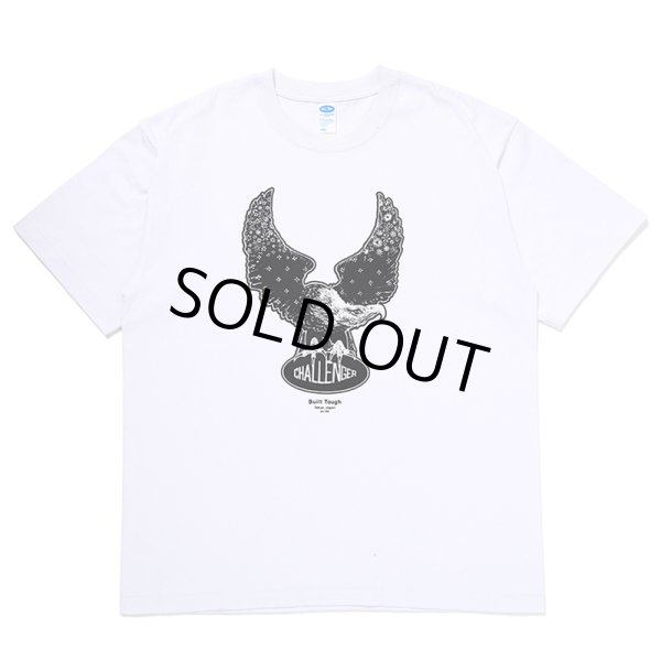 画像1: CHALLENGER/OVAL EAGLE TEE（WHITE）［プリントT-24秋冬］ (1)
