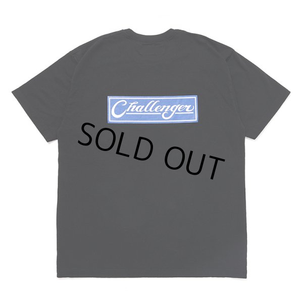 画像1: CHALLENGER/BAR LOGO TEE（BLACK）［プリントT-24秋冬］ (1)