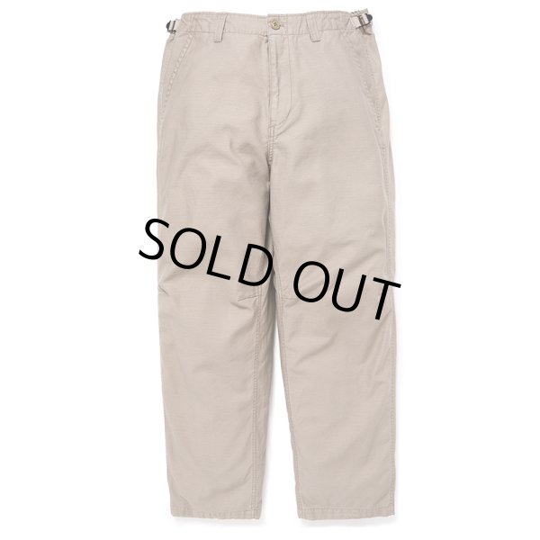 画像1: CHALLENGER/FLIGHT WARM UP PANTS（BEIGE）［フライトウォームアップパンツ-24秋冬］ (1)