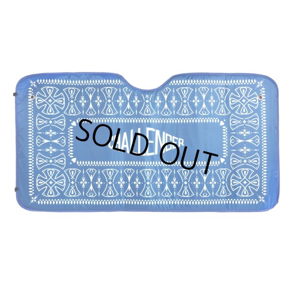 画像1: CHALLENGER/BANDANA SUNSHADE（NAVY）［バンダナサンシェイド-24秋冬］ (1)