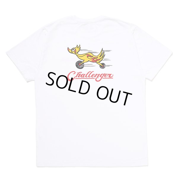 画像1: CHALLENGER/FIRE BIRD TEE（WHITE）［プリントT-24秋冬］ (1)